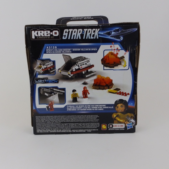 Kre-O Star Trek Spock's Volcano Mission NIB 141 pc Building Block Set 2013 - Picture 2 of 3